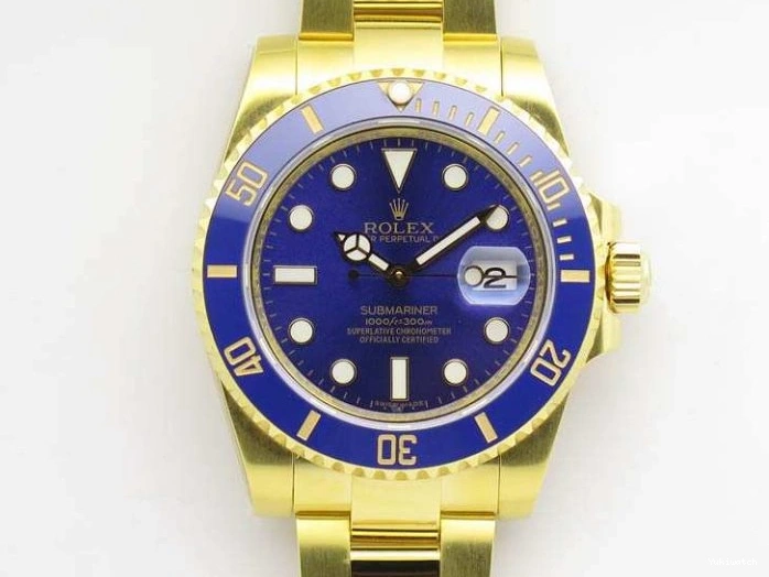 Wrapped YG Edition Best TW Full Blue A2836 116618LB Submariner 0803